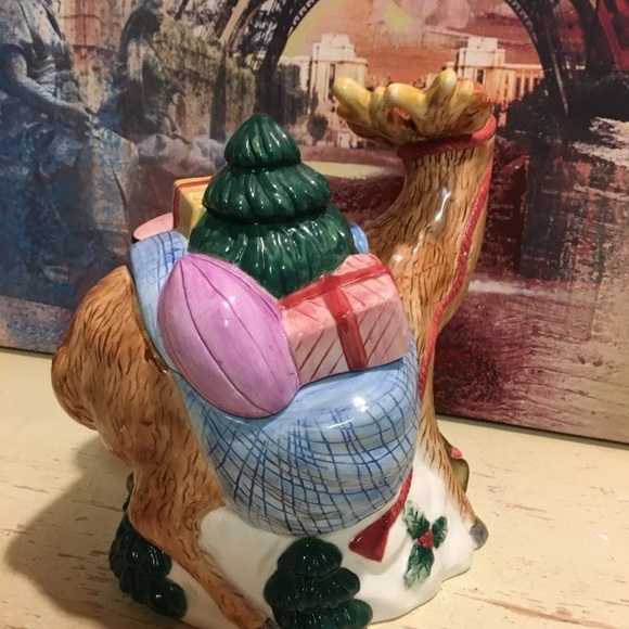 VINTAGE Reindeer Cookie Jar - Picture 4 of 12